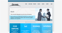 Desktop Screenshot of gcom.com.br